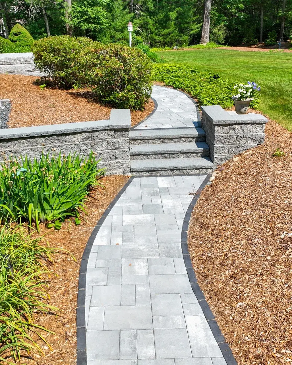 Outdoor landscaping and construction project in the Contrast Landscape project gallery